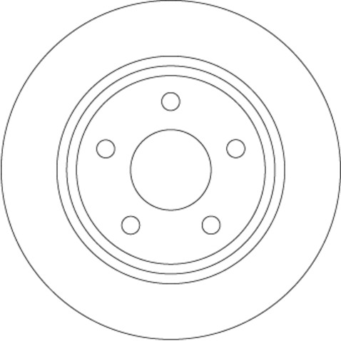 Tarcza hamulcowa TRW DF6556