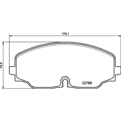 Klocki hamulcowe - komplet BREMBO P 85 176