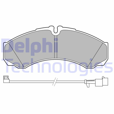 Klocki hamulcowe - komplet DELPHI LP3658