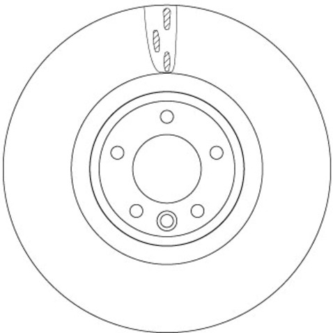 Tarcza hamulcowa TRW DF6957S