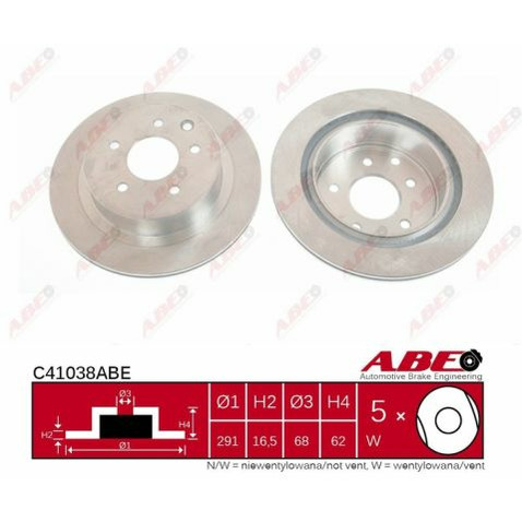 Tarcza hamulcowa ABE C41038ABE