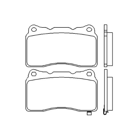 Klocki hamulcowe - komplet BREMBO P 54 039X