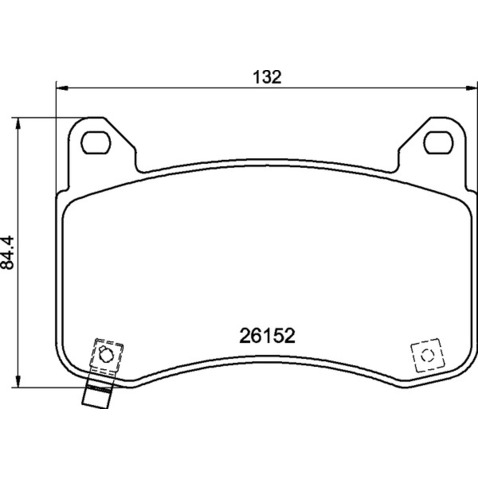 Klocki hamulcowe - komplet BREMBO P 09 029