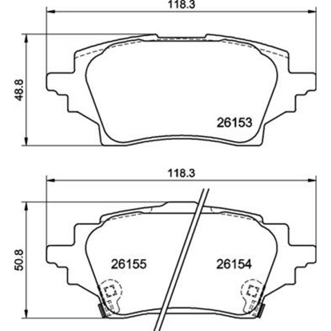 Klocki hamulcowe - komplet BREMBO P 83 178