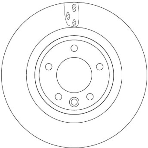 Tarcza hamulcowa TRW DF6956S