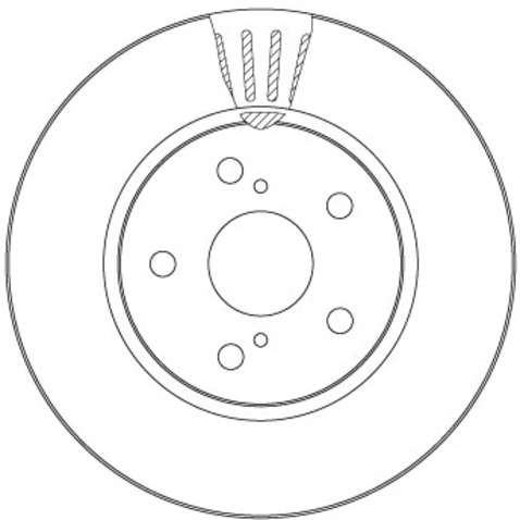 Tarcza hamulcowa TRW DF6986S