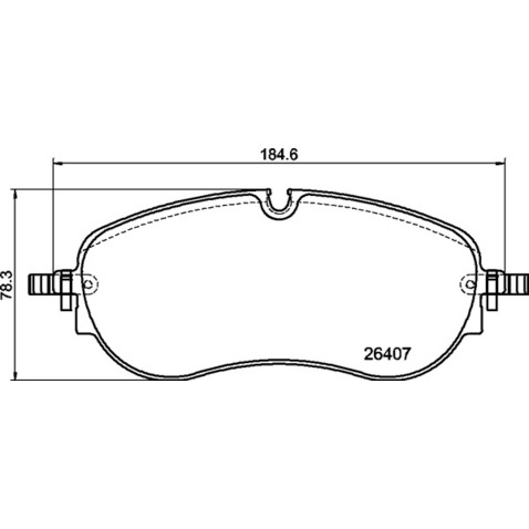Klocki hamulcowe - komplet BREMBO P 85 194