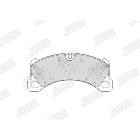 Klocki hamulcowe - komplet JURID 573618J
