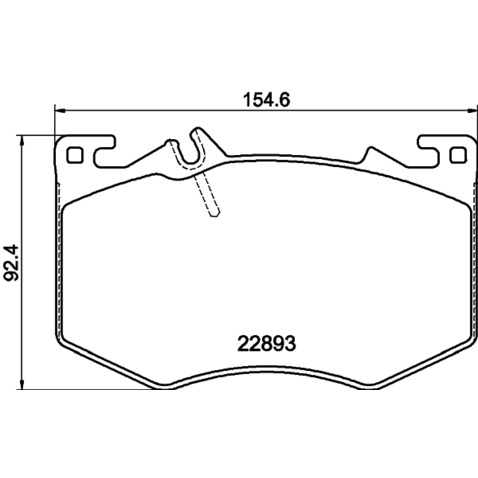 Klocki hamulcowe - komplet TEXTAR 2289301