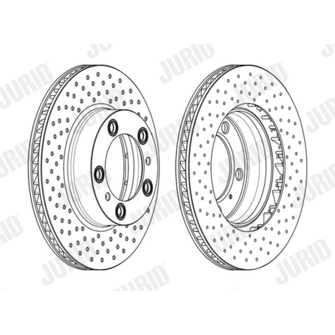 Tarcza hamulcowa JURID 563015JC-1