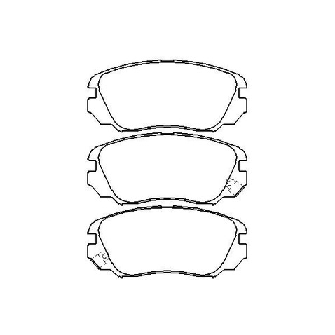 Klocki hamulcowe - komplet BREMBO P 59 054X