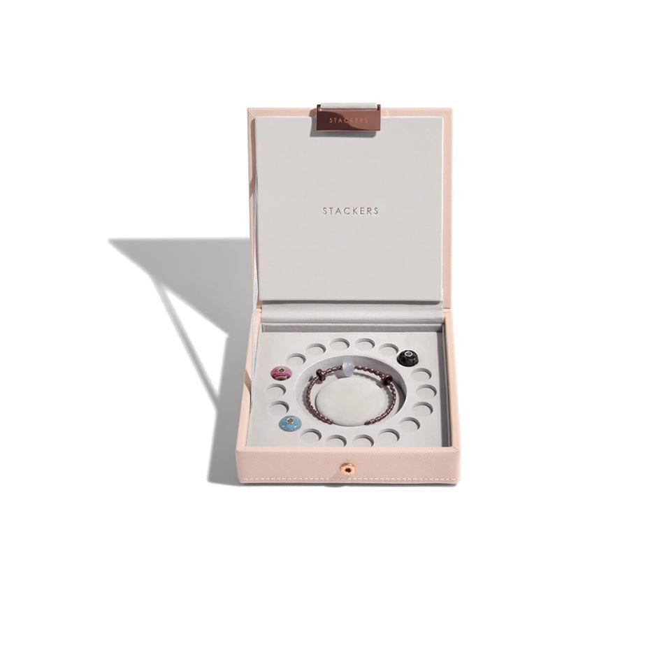 Pudełko na bransoletkę i charmsy (różowe + różowe złoto) Mini Stackers
