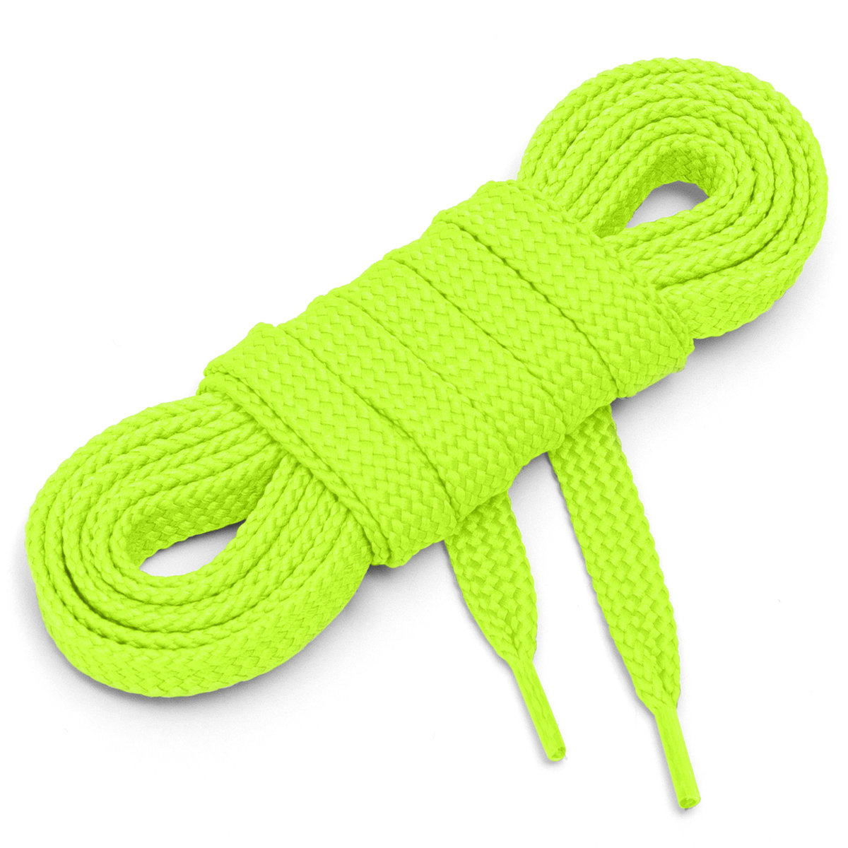 Sznurówki sznurowadła płaskie 7 mm neonowy 120 cm