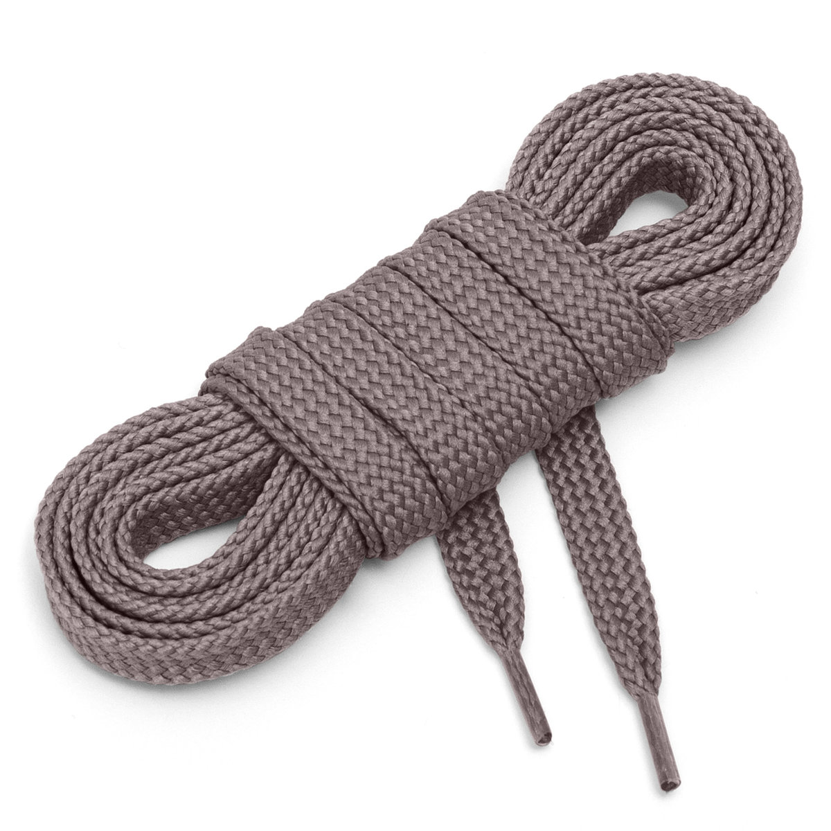 Sznurówki sznurowadła płaskie 7 mm szary 60 cm