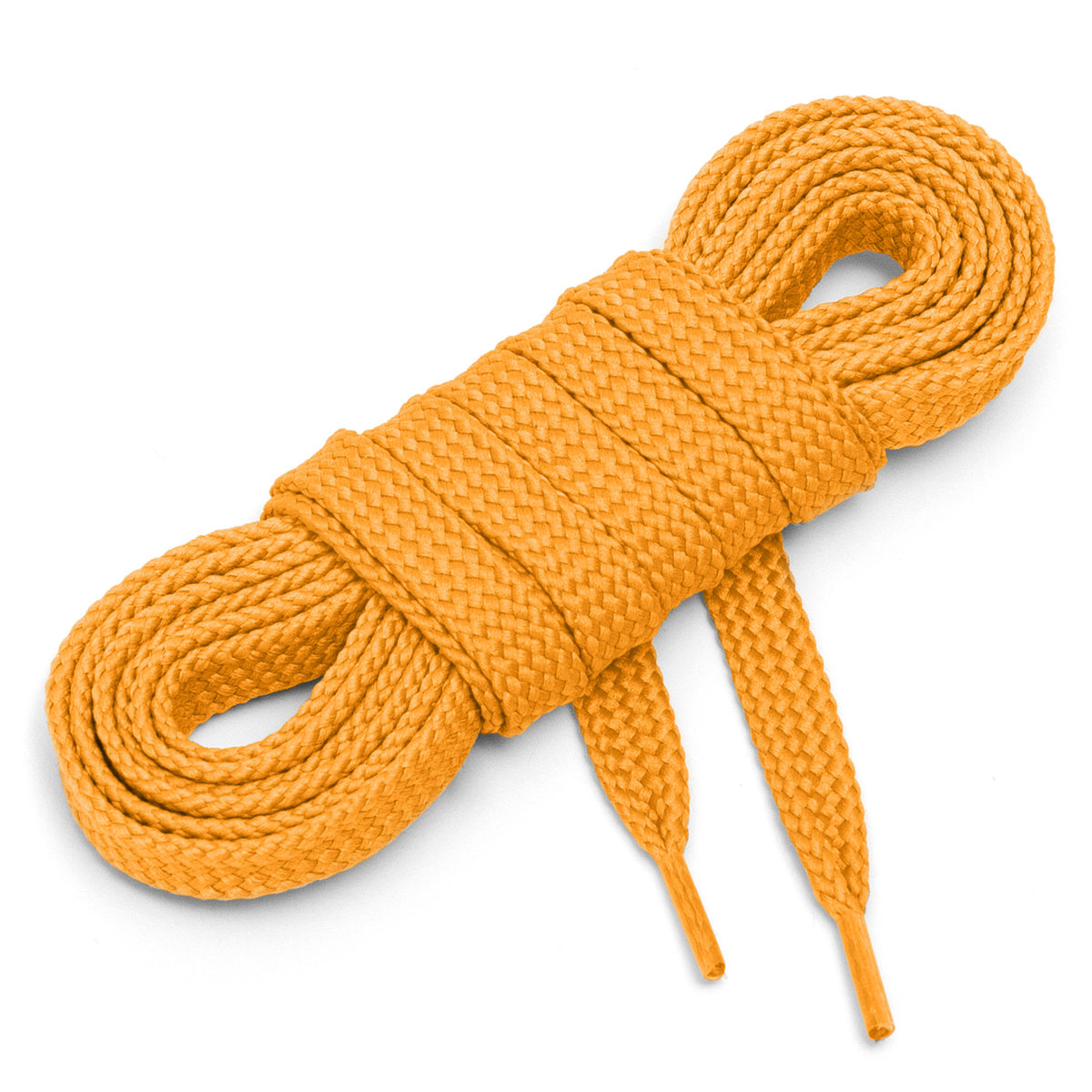 Sznurówki sznurowadła płaskie 7 mm żółty 200 cm