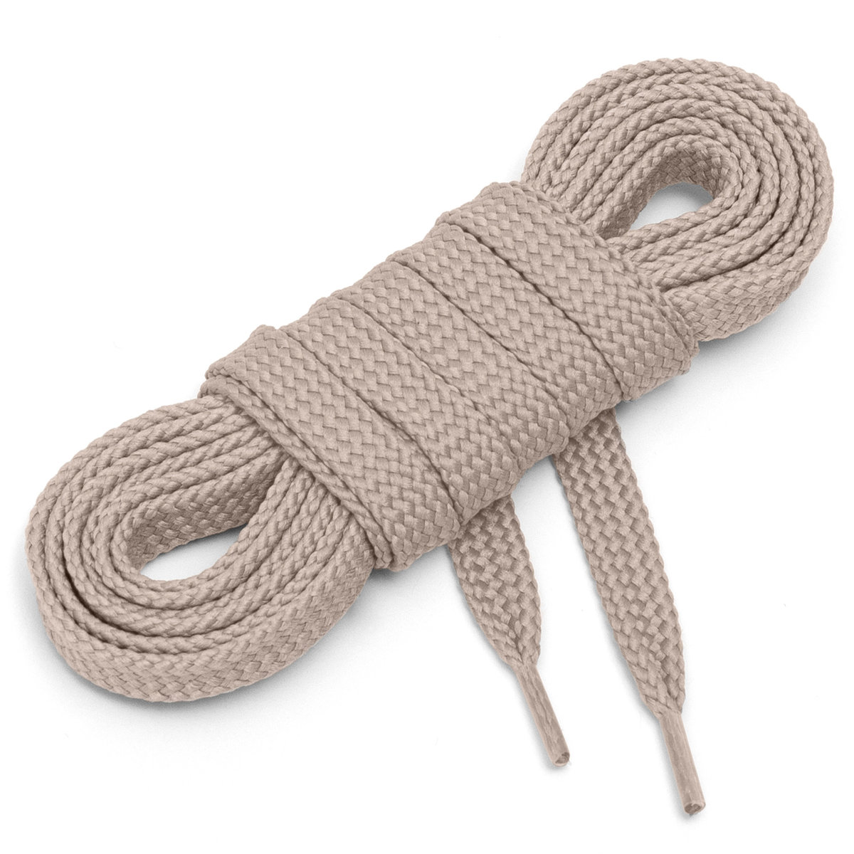 Sznurówki sznurowadła płaskie 7 mm beżowy 45 cm