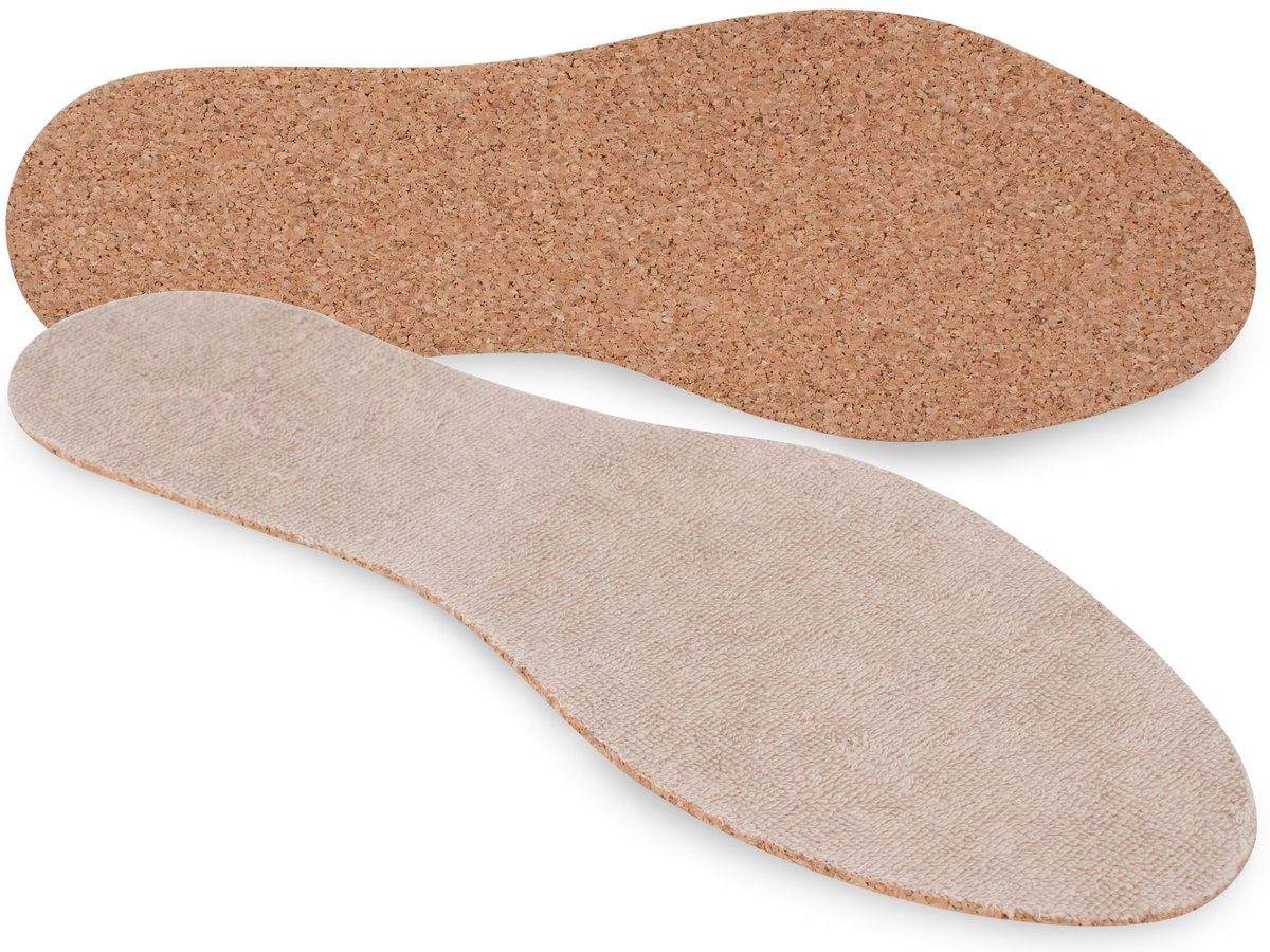 PRZECIWPOTNE wkładki z NATURALNEGO KORKA 40