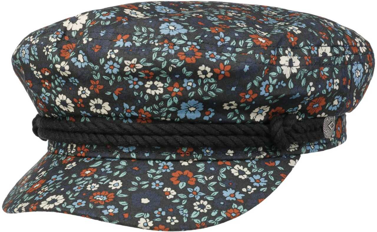 Czapka Żeglarska Fiddler Flowers by Brixton, niebieski, L (59-60 cm)
