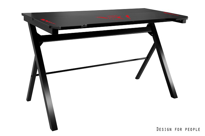 Biurko DYNAMIQ V8 czarne - KUP TANIEJ Z KODEM 