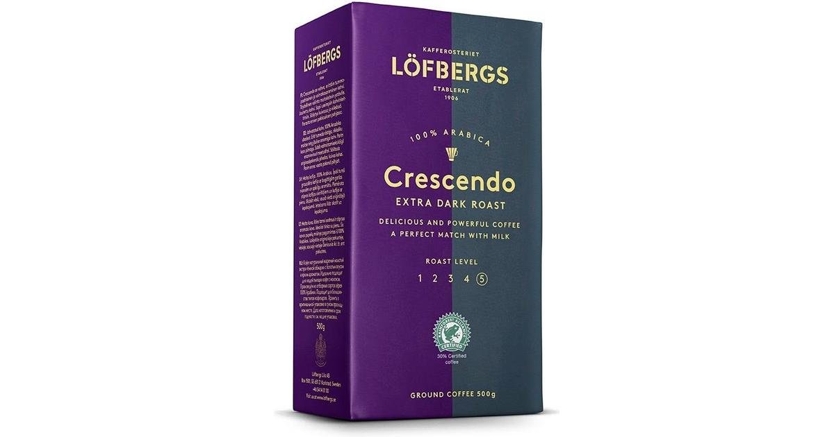 Lofbergs Crescendo Extra Dark Roast 500G Kawa Mielona Szwedzka