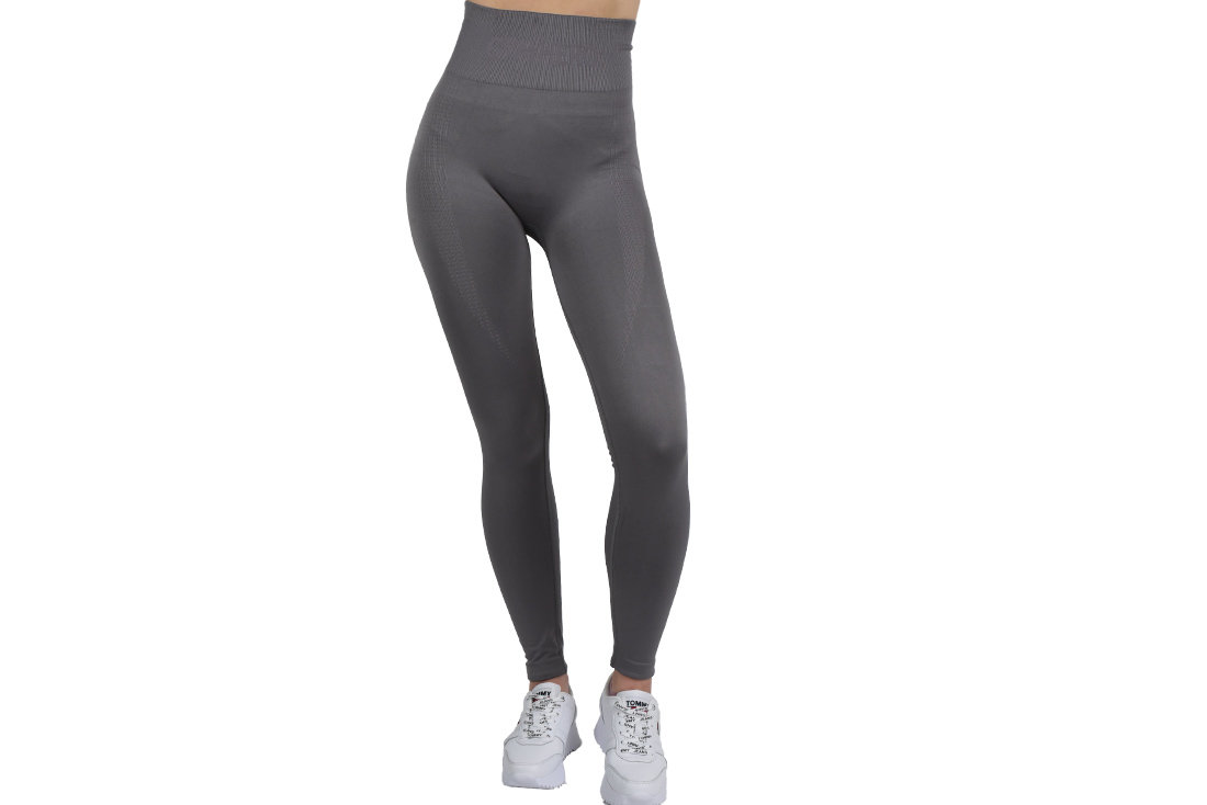 GymHero, Legginsy push-up, szare, rozmiar L