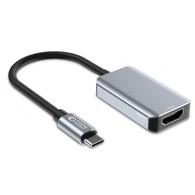 Protect Adapter, kabel Tech USB-C (M) do HDMI (F) 4K / 60Hz, 18cm, czarny