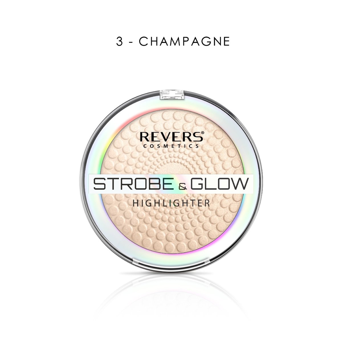 Revers Strobe Puder rozświetlający 03 Champagne 8g