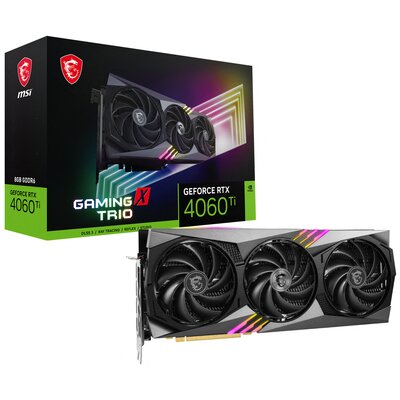 MSI GeForce RTX 4060 Ti Gaming X Trio 8G GDDR6