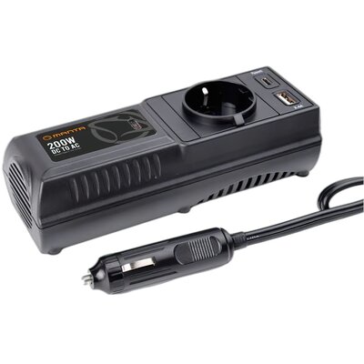 Przetwornica samochodowa 12V/230V 400W Manta MPI200C