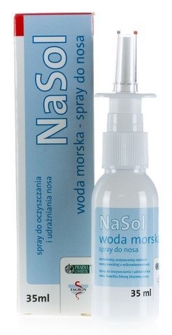 NaSol, woda morska - spray do nosa, 35 ml