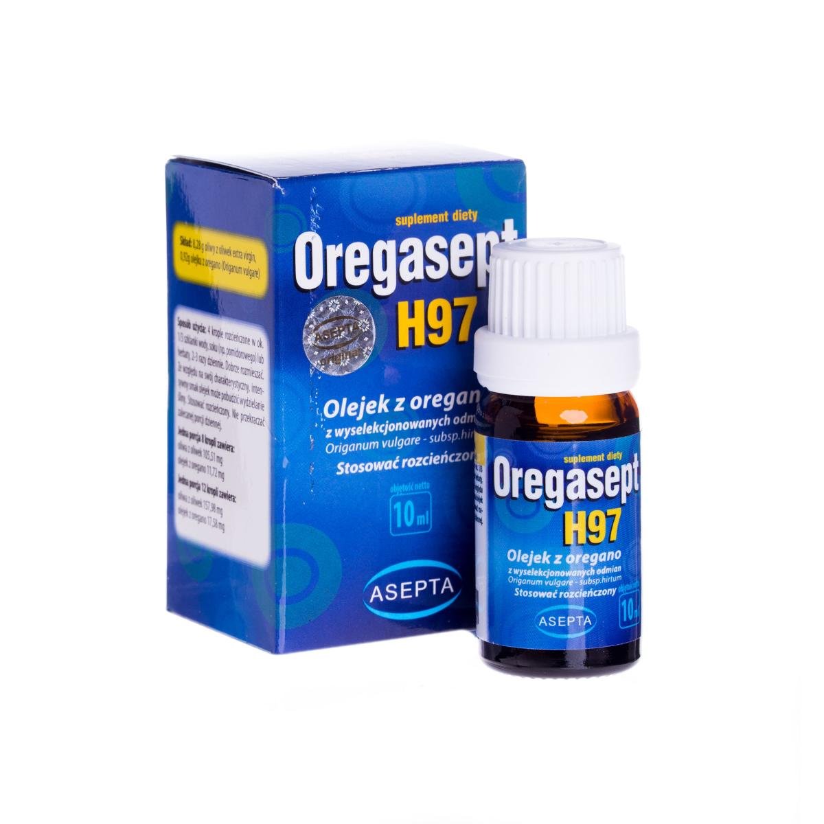 ASEPTA Oregasept h97 olejek z oregano 10 ml