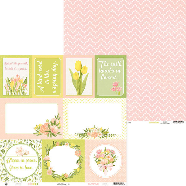Papier do scrapbookingu 30x30Hello Spring - 05