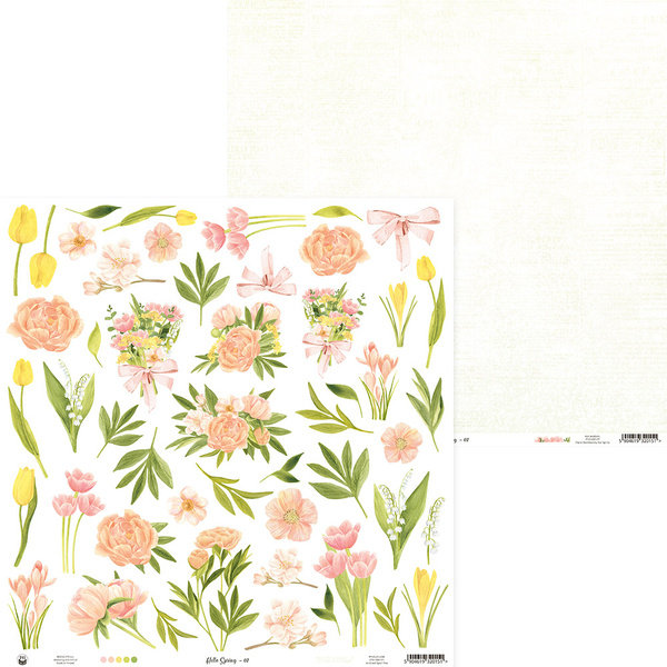 Papier do scrapbookingu 30x30Hello Spring - 07