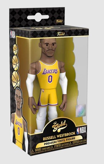Funko Gold, figurka kolekcjonerska, NBA, Russell W, 5