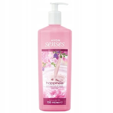 Avon Żel Pod Prysznic 720 ML Happiness Granat Frezja