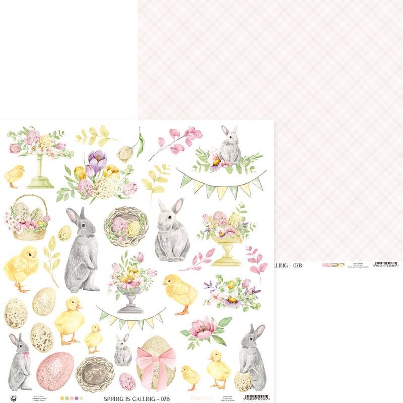Elementy do wycinania P13 - SPRING IS CALLING 07B 30x30