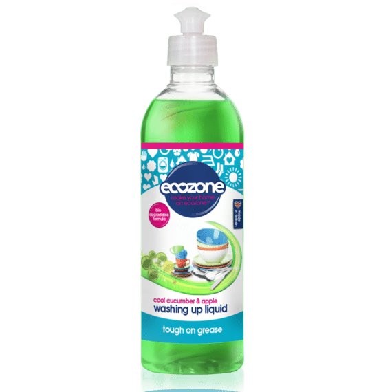 Ecozone Płyn do mycia naczyń Świeży ogórek i Jabłko - 500 ml EZN104