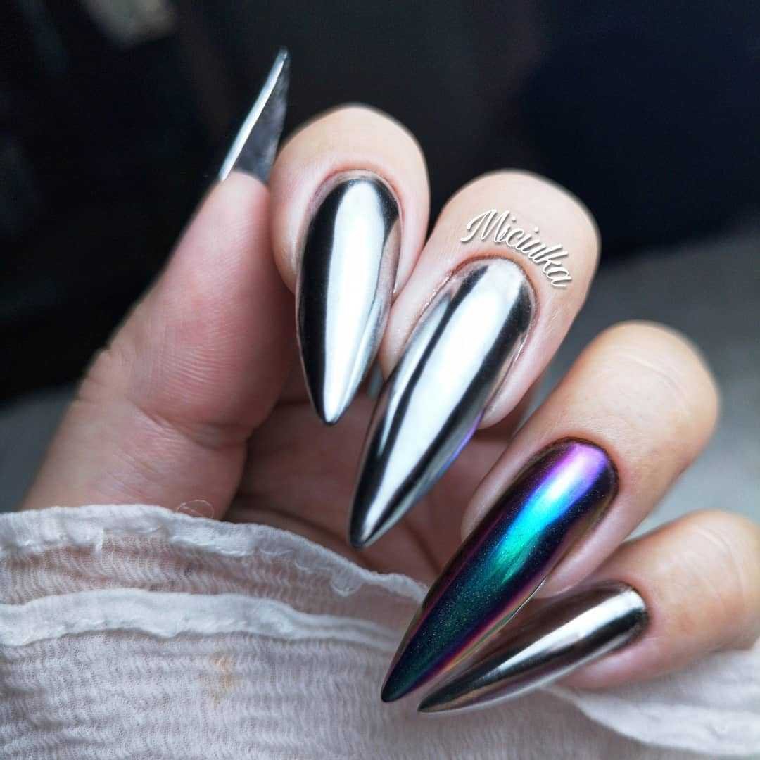 Allepaznokcie Pyłek do paznokci Chameleon premium electric Nr 3