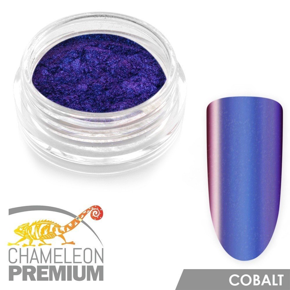 Allepaznokcie Pyłek do paznokci Chameleon premium cobalt Nr 5
