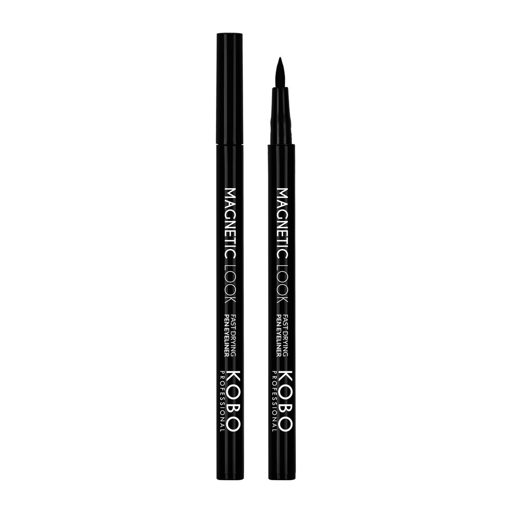 Kobo Professional, Magnetic, Eyeliner, Czarny, 1,2 ml