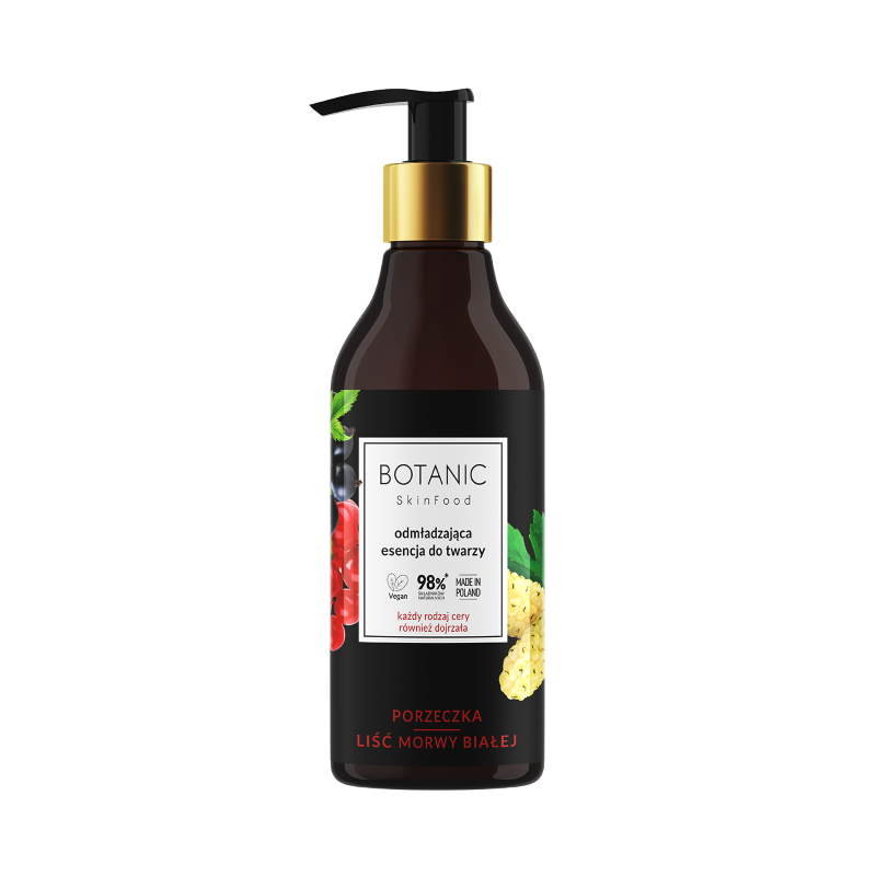 Botanic Skinfood Odmładzająca Esencja Do Twarzy Porzeczka+Liść Morwy Białej