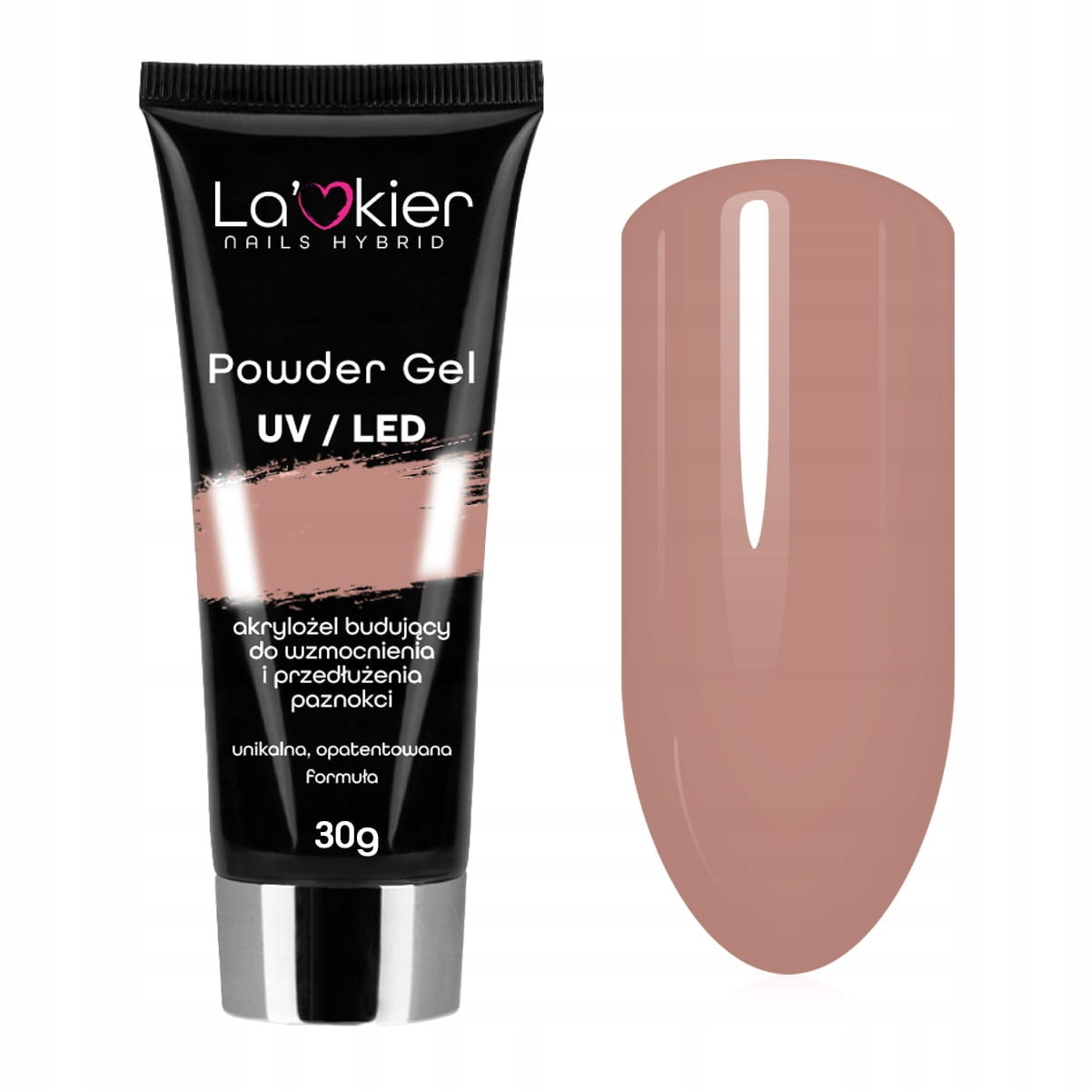 La'kier, Akrylożel Powder Gel Light Brown, 30 ml