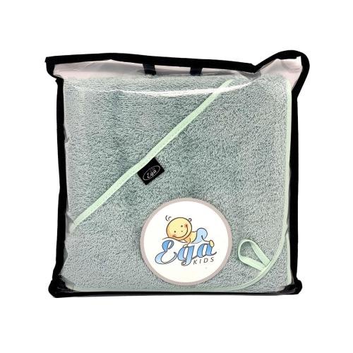 Ega Okrycie Kąpielowe Z Kapturkiem 75/75 Miętowy