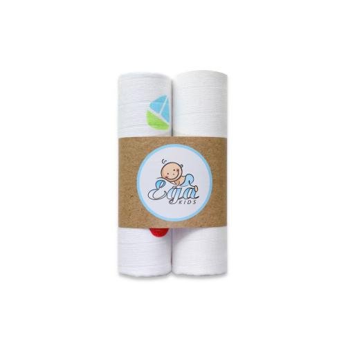 EGA KIDS Pielucha bambus duet Łódki 70x80, 2szt. - >>> DARMOWA od 99zł 