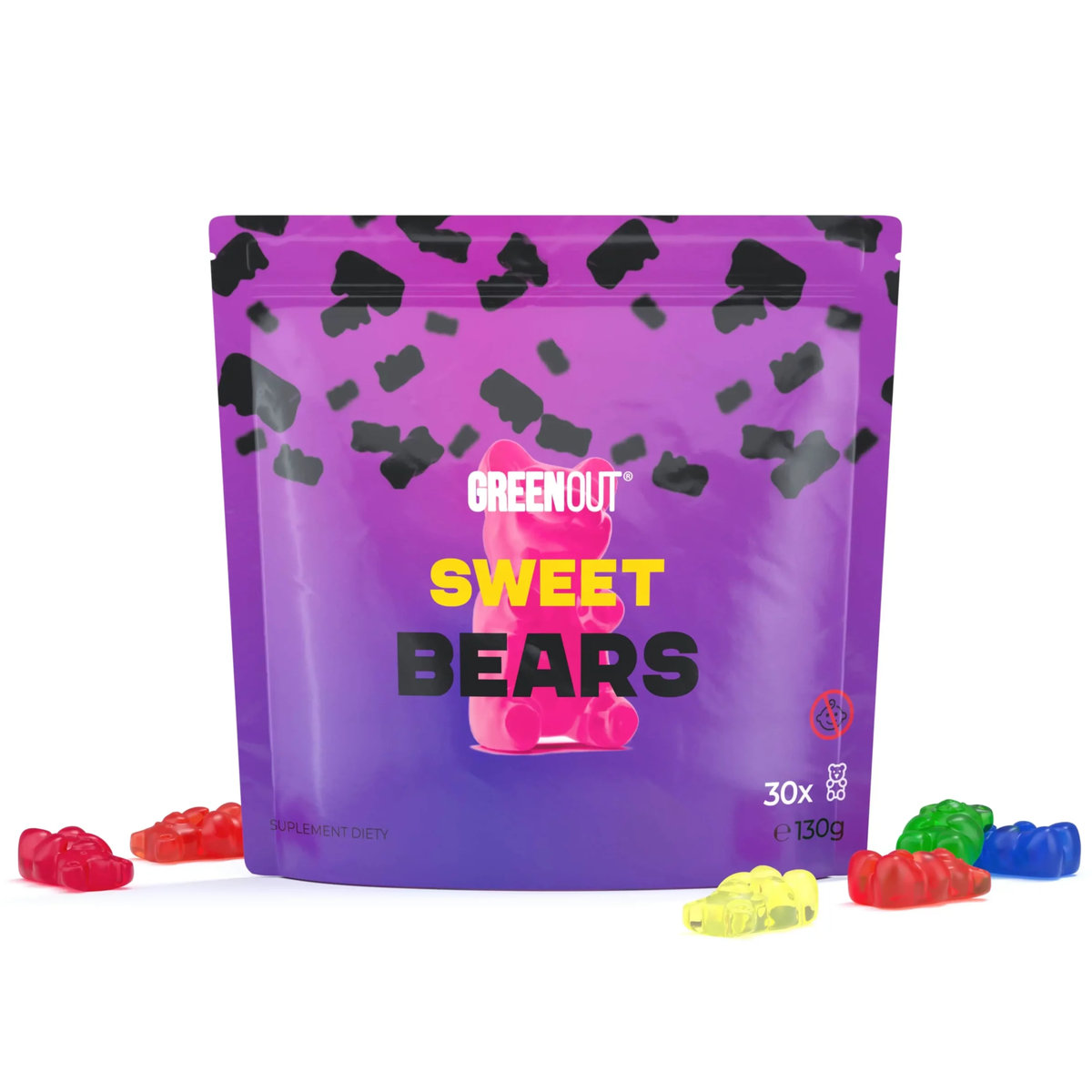 Żelki konopne Green Out Greenout Jelly Beans 130g CBD