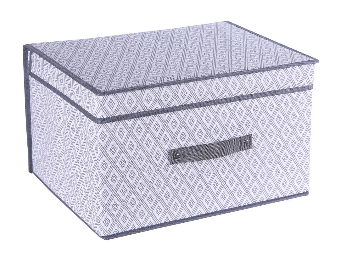 Organizer Pojemnik Do Szafy Z Pokrywką 40X30X25cm Obwódka (Czarna)