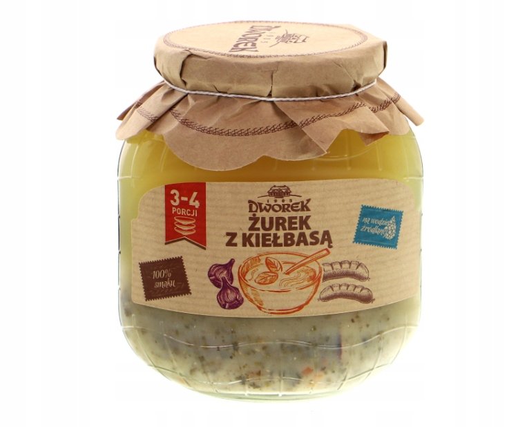 Dworek Żurek z kiełbasą 720 g