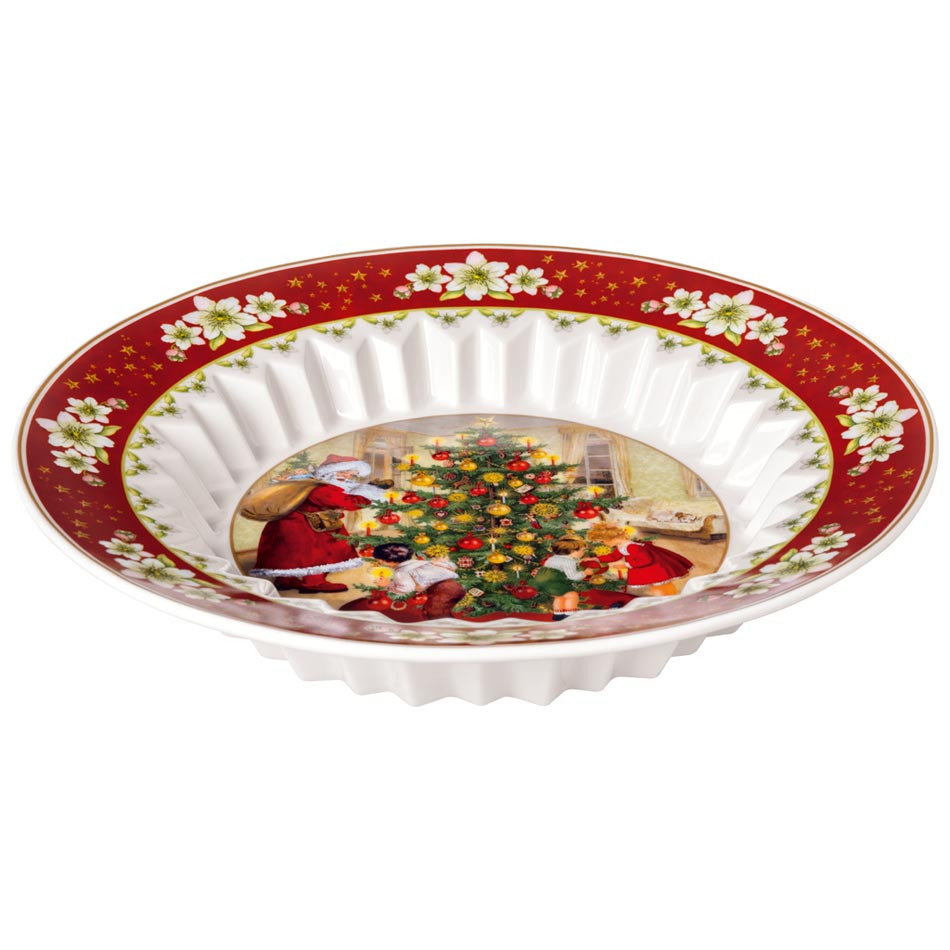 Porcelanowa misa z motywem świątecznym Villeroy & Boch, ø 25,2 cm