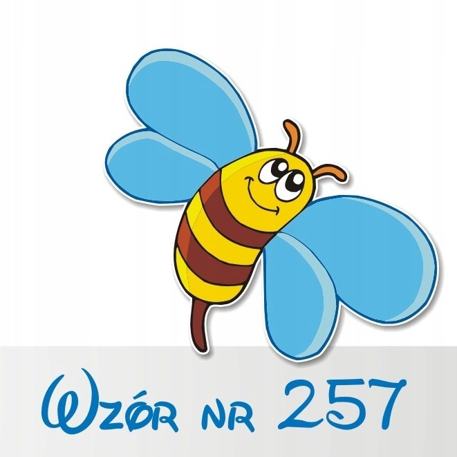 Naklejka na ścianę 50cm Pszczółka 257, 50x47 cm