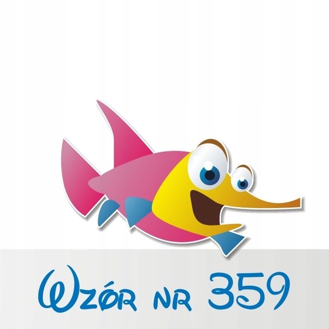 Naklejka na ścianę 50cm Rybka 359, 50x32 cm